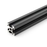 Aluminum profile 20x20 T-slot black