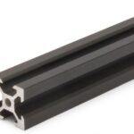 Aluminum profile 20x20 V-slot black