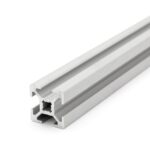 Aluminum profile 20x20 L B type groove 6 light silver Alu 300mm