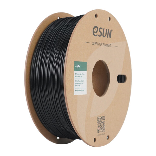 eSUN ASA+ Black 1.75mm 3D Filament 1KG industrial UV resistant parts