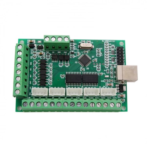 4-assige 100KHz USB Mach3 Motion Control Board CNC Breakout Board Mach3 Motion Controller voor CNC - AliExpress 1420