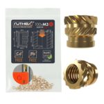 M3 Threaded Insert – M3×5×4 Brass Threaded Bushing (10PCS)