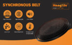 GT2 Timing Belt – Fiberglass Reinforced, Neoprene with Nylon Jacket - Εικόνα 2