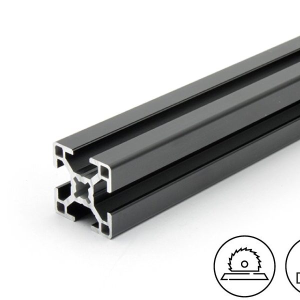 Aluminum Profile 30x30 t-slot black