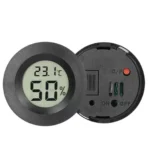 Mini Round LCD Digital Hygrometer and Thermometer