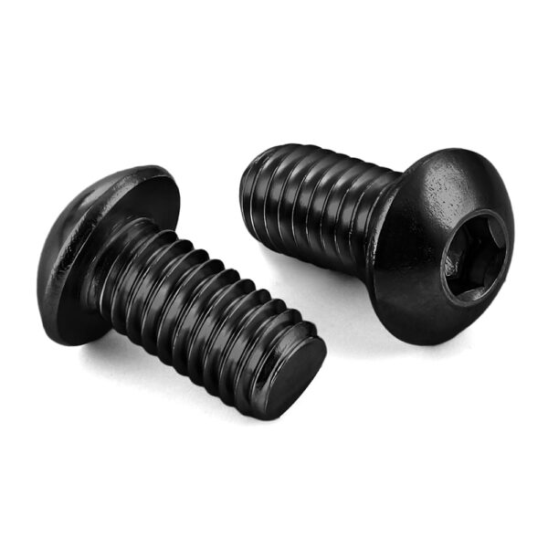Screw M5x8mm Hex Socket Cap Black