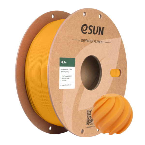 eSUN PLA+ Gold 1.75mm 3D Filament 1KG