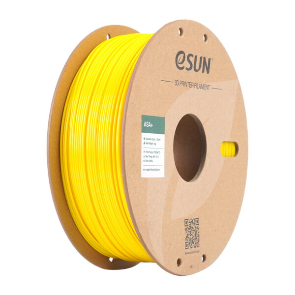 eSUN ASA+ Yellow 1.75mm 3D Filament 1KG high-visibility UV resistant parts