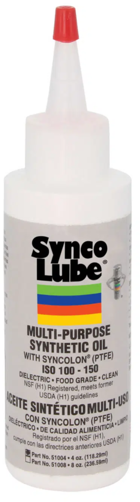 Multi-Purpose Synthetic Oil with Syncolon PTFE 118,30 ml dropper bottle precision mechanical lubricant